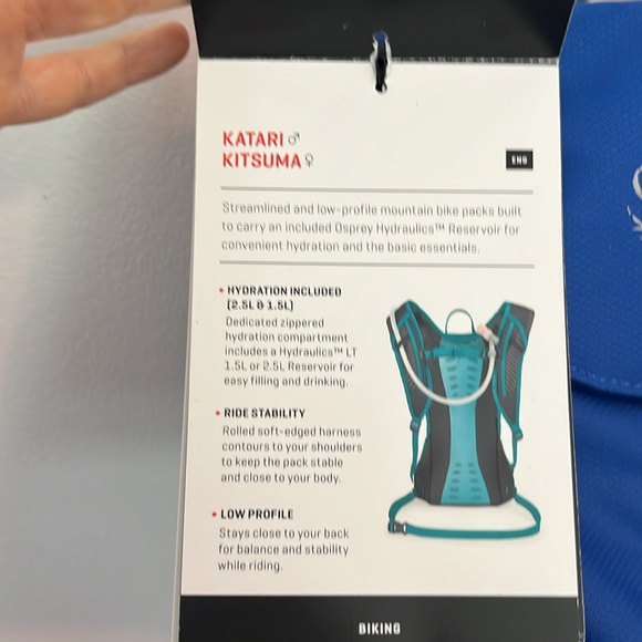 Osprey Women's Blue Backpack - Picture 5 of 11